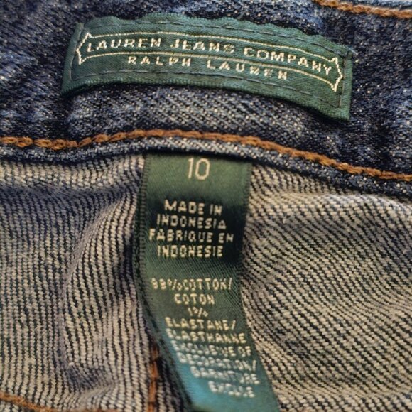 Lauren Jeans Co. Ralph Lauren Bootcut Woman's S 10 90's Denim Jeans Y2K R1441381 - Picture 5 of 10